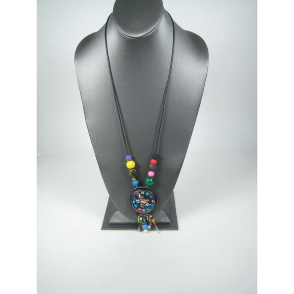 In Living Color TV Series Watch Upcycled to Necklace Beaded Cord Pendant 28 inch - Picture 6 of 9